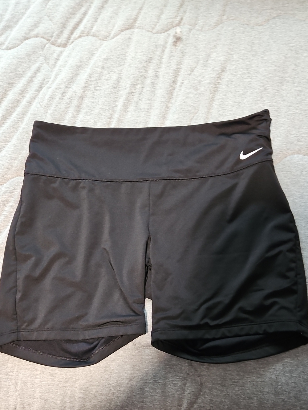 Nike Women’s Black High-Waist Athletic Shorts